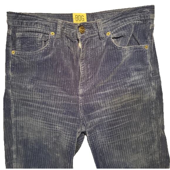 BDG Urban Outfitters Women’s Blue Corduroy Flare Pants Size W30L34 - Picture 3 of 7